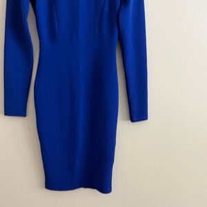 Windsor Royal Blue Long Sleeve Dress